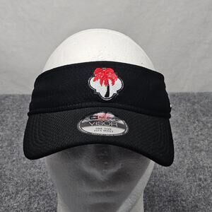 Palm Tree Golf Visor Black New Era‎ Active Performance Headwear One